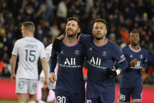  巴黎圣日耳曼创法甲连续进球纪录  